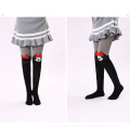 Hot sales knee high soft touch cute children funky animal socks kids